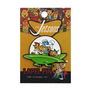 Jetsons Enamel Pin - Spaceship 60s Funny Sci Fi Classic Cartoon Apparel Gift NWT